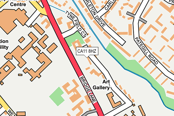 CA11 8HZ map - OS OpenMap – Local (Ordnance Survey)