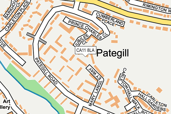 CA11 8LA map - OS OpenMap – Local (Ordnance Survey)