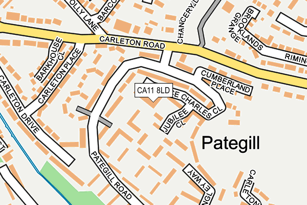 CA11 8LD map - OS OpenMap – Local (Ordnance Survey)