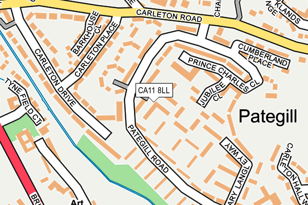 CA11 8LL map - OS OpenMap – Local (Ordnance Survey)