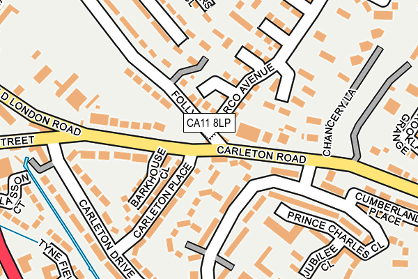 CA11 8LP map - OS OpenMap – Local (Ordnance Survey)