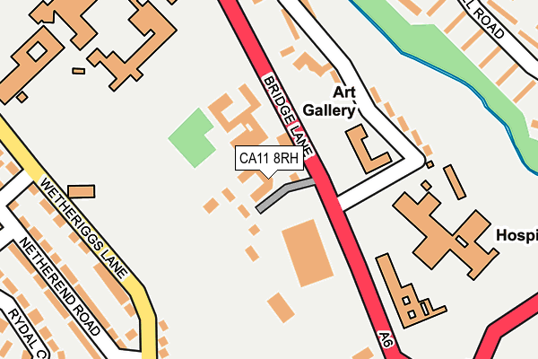 CA11 8RH map - OS OpenMap – Local (Ordnance Survey)