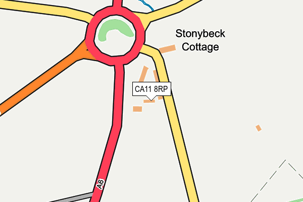 CA11 8RP map - OS OpenMap – Local (Ordnance Survey)