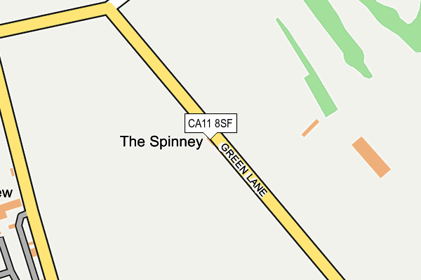 CA11 8SF map - OS OpenMap – Local (Ordnance Survey)