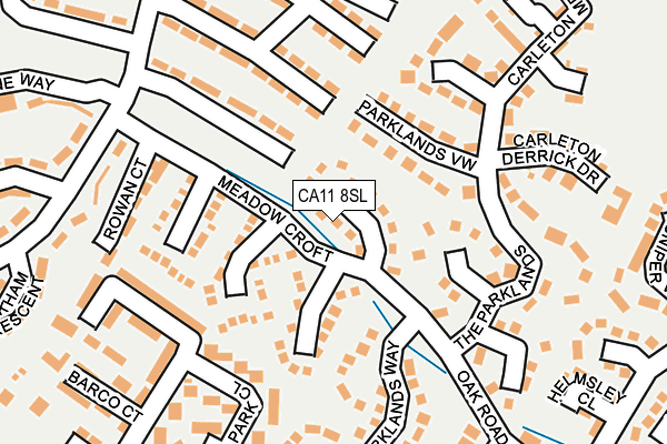 CA11 8SL map - OS OpenMap – Local (Ordnance Survey)