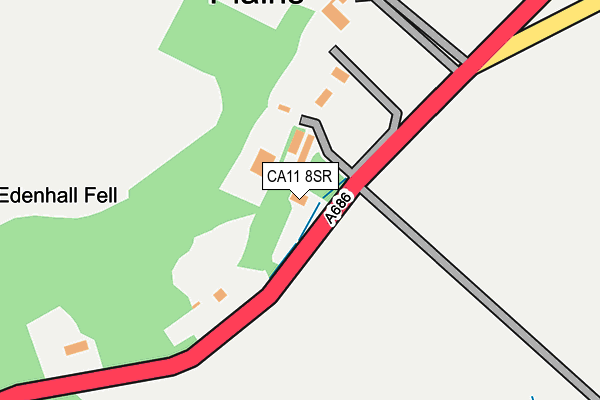 CA11 8SR map - OS OpenMap – Local (Ordnance Survey)