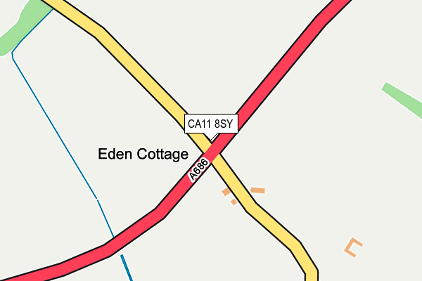 CA11 8SY map - OS OpenMap – Local (Ordnance Survey)