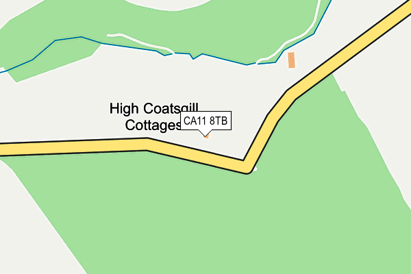 CA11 8TB map - OS OpenMap – Local (Ordnance Survey)