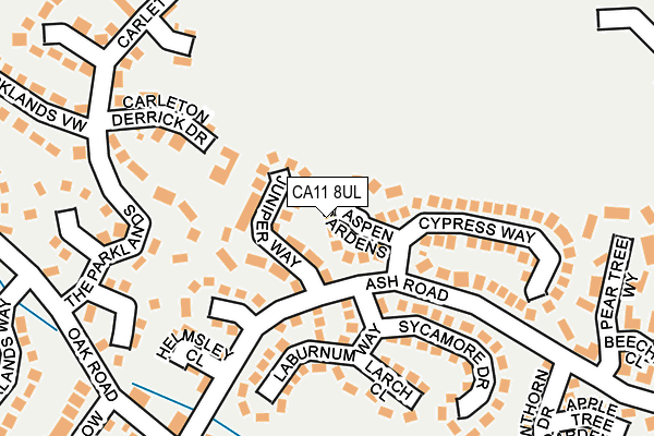 CA11 8UL map - OS OpenMap – Local (Ordnance Survey)