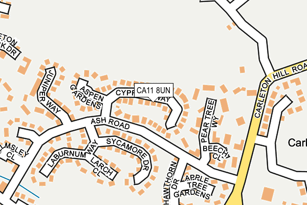 CA11 8UN map - OS OpenMap – Local (Ordnance Survey)