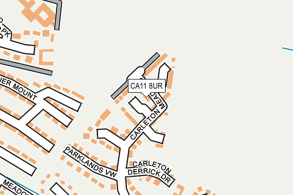 CA11 8UR map - OS OpenMap – Local (Ordnance Survey)