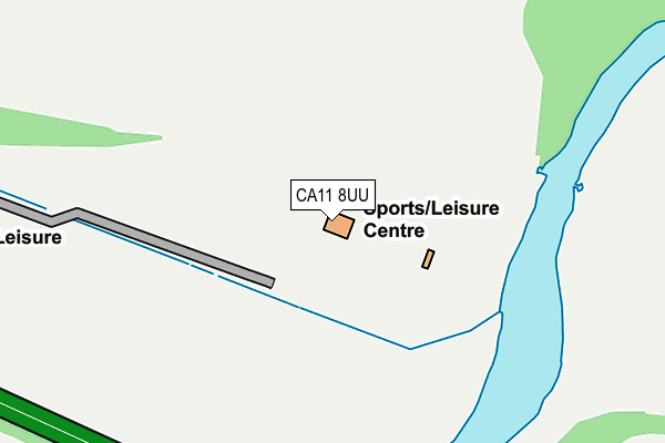 CA11 8UU map - OS OpenMap – Local (Ordnance Survey)