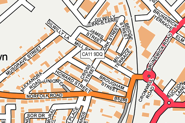 CA11 9DQ map - OS OpenMap – Local (Ordnance Survey)