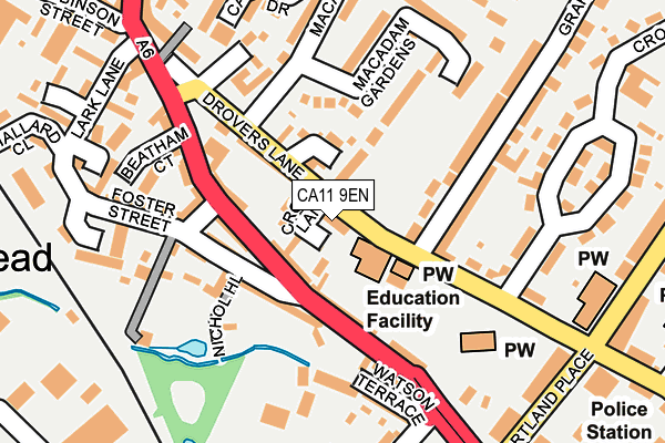 CA11 9EN map - OS OpenMap – Local (Ordnance Survey)