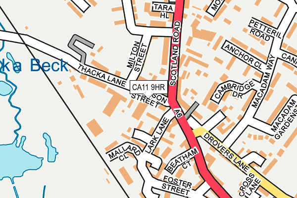 CA11 9HR map - OS OpenMap – Local (Ordnance Survey)