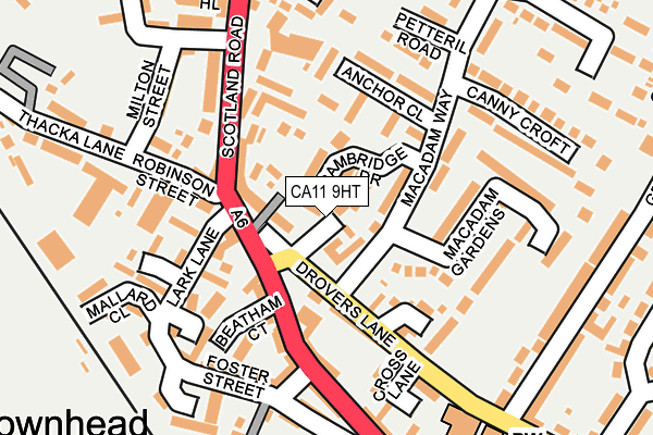 CA11 9HT map - OS OpenMap – Local (Ordnance Survey)
