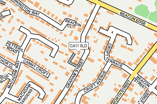 CA11 9LD map - OS OpenMap – Local (Ordnance Survey)