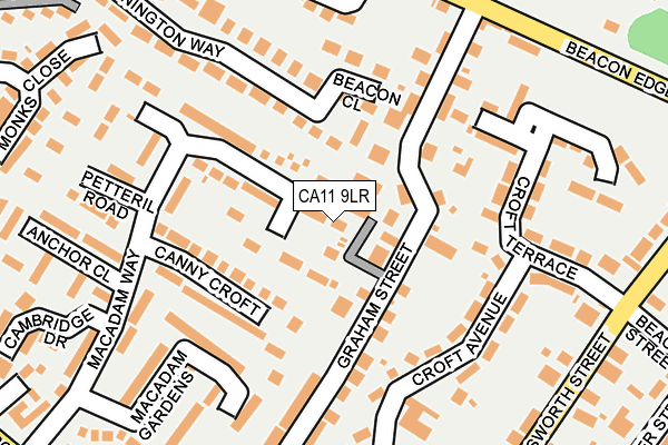 CA11 9LR map - OS OpenMap – Local (Ordnance Survey)