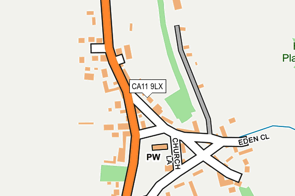 CA11 9LX map - OS OpenMap – Local (Ordnance Survey)