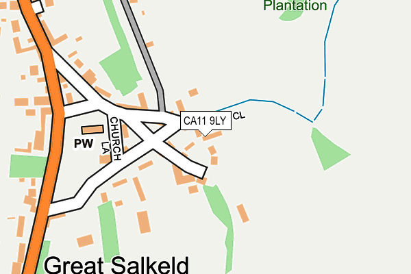 CA11 9LY map - OS OpenMap – Local (Ordnance Survey)