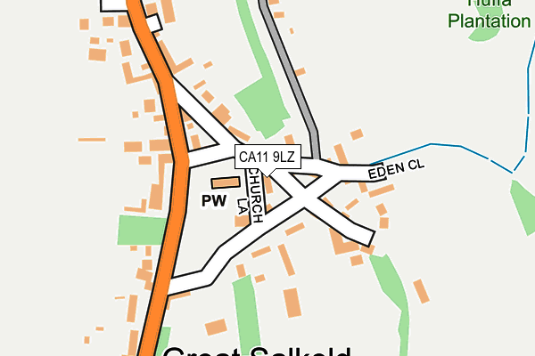 CA11 9LZ map - OS OpenMap – Local (Ordnance Survey)