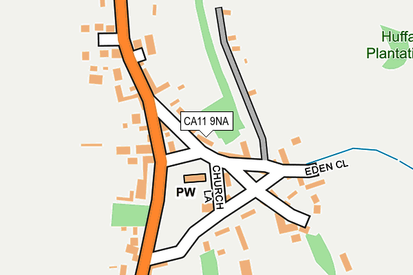 CA11 9NA map - OS OpenMap – Local (Ordnance Survey)