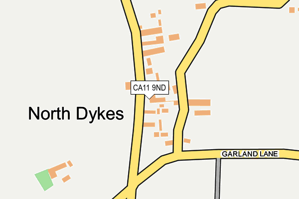 CA11 9ND map - OS OpenMap – Local (Ordnance Survey)