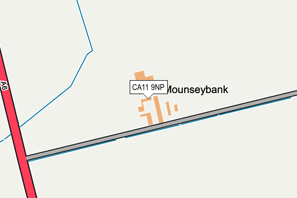 CA11 9NP map - OS OpenMap – Local (Ordnance Survey)