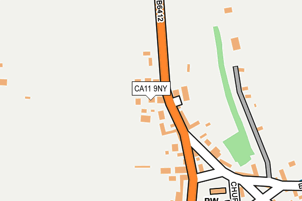 CA11 9NY map - OS OpenMap – Local (Ordnance Survey)