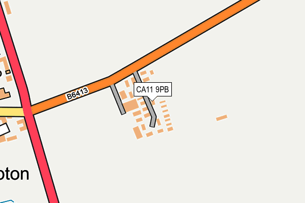 CA11 9PB map - OS OpenMap – Local (Ordnance Survey)