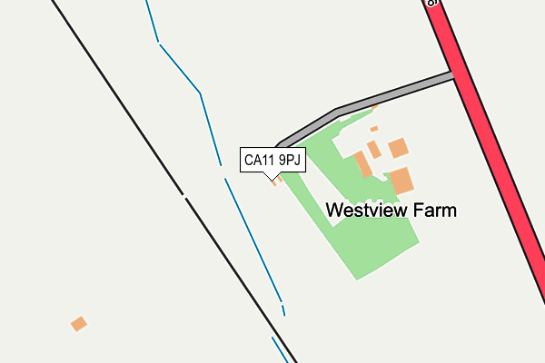 CA11 9PJ map - OS OpenMap – Local (Ordnance Survey)