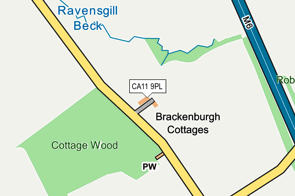 CA11 9PL map - OS OpenMap – Local (Ordnance Survey)