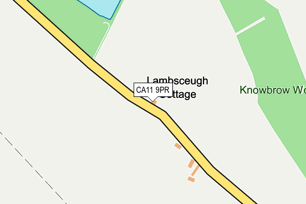 CA11 9PR map - OS OpenMap – Local (Ordnance Survey)