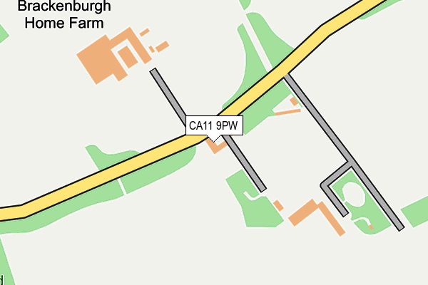 CA11 9PW map - OS OpenMap – Local (Ordnance Survey)