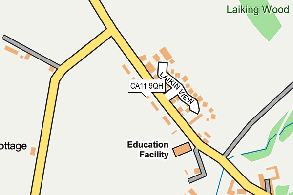 CA11 9QH map - OS OpenMap – Local (Ordnance Survey)