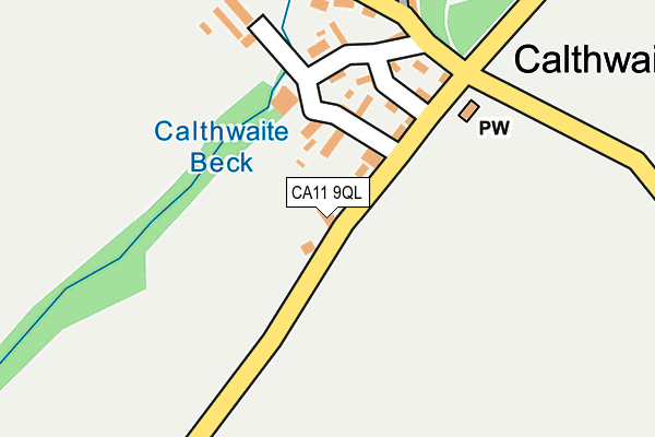 CA11 9QL map - OS OpenMap – Local (Ordnance Survey)