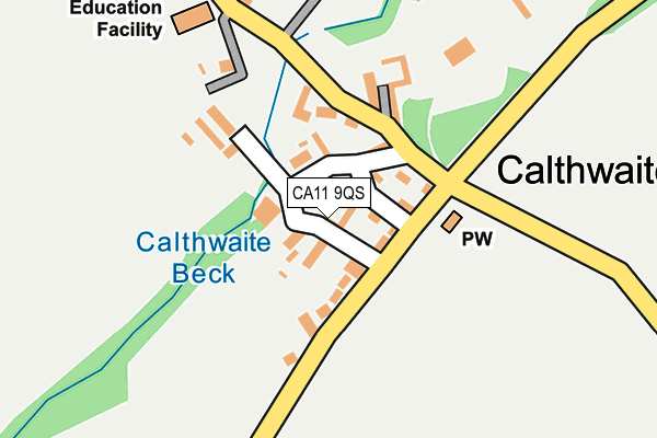 CA11 9QS map - OS OpenMap – Local (Ordnance Survey)