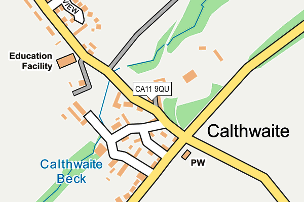 CA11 9QU map - OS OpenMap – Local (Ordnance Survey)