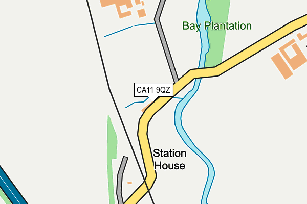 CA11 9QZ map - OS OpenMap – Local (Ordnance Survey)