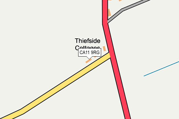 CA11 9RG map - OS OpenMap – Local (Ordnance Survey)