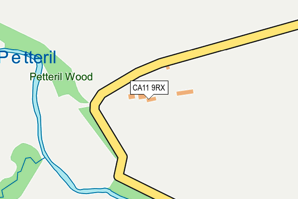 CA11 9RX map - OS OpenMap – Local (Ordnance Survey)