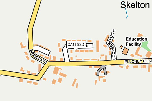 CA11 9SD map - OS OpenMap – Local (Ordnance Survey)