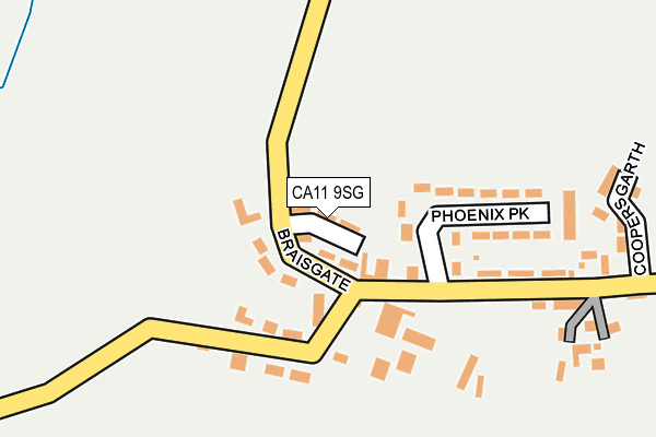 CA11 9SG map - OS OpenMap – Local (Ordnance Survey)