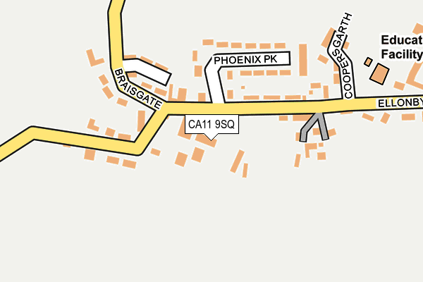 CA11 9SQ map - OS OpenMap – Local (Ordnance Survey)