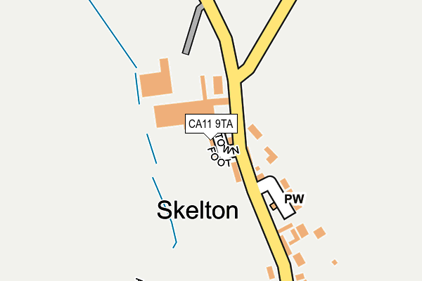 CA11 9TA map - OS OpenMap – Local (Ordnance Survey)