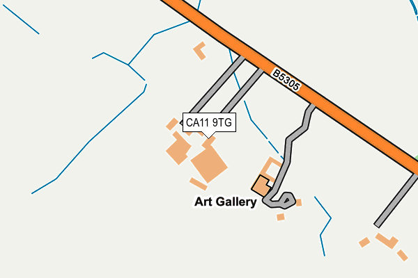 CA11 9TG map - OS OpenMap – Local (Ordnance Survey)