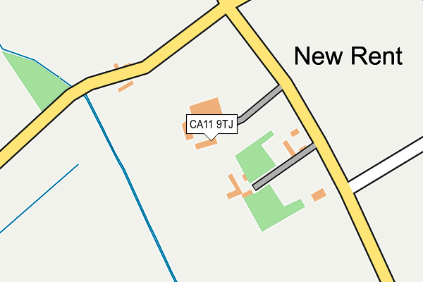 CA11 9TJ map - OS OpenMap – Local (Ordnance Survey)