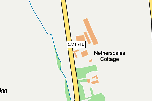 CA11 9TU map - OS OpenMap – Local (Ordnance Survey)