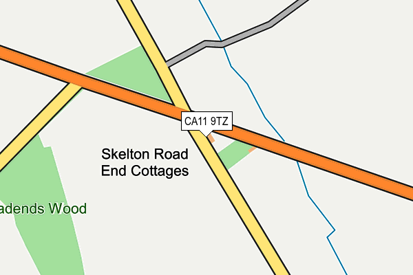 CA11 9TZ map - OS OpenMap – Local (Ordnance Survey)