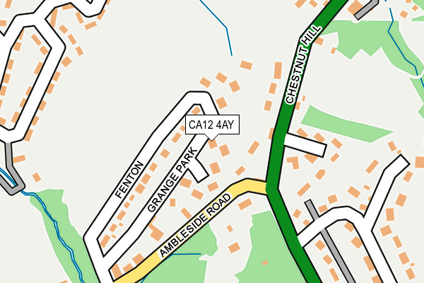 CA12 4AY map - OS OpenMap – Local (Ordnance Survey)